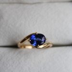 6.15ct Natural Blue Sapphire Split-Shank Diamond Ring - Image 3