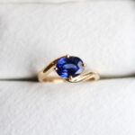 6.15ct Natural Blue Sapphire Split-Shank Diamond Ring - Image 4