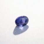 3.08 ct Oval Cut Violetish Royal Blue Sapphire