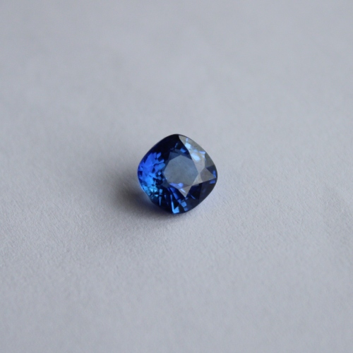 IMG_2350 2.02 ct Cushion Cut Vivid Royal Blue Sapphire - Image 1