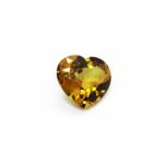 6.02 ct Heart Cut Yellowish Green Sapphire - Image 2