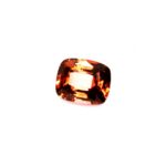 2.22 ct Cushion Cut Cognac Orange Sapphire