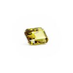 2.32 ct Emerald Cut Vibrant Olive Yellow Sapphire - Image 2