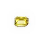 2.32 ct Emerald Cut Vibrant Olive Yellow Sapphire - Image 6
